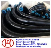 ASTM A 234 WPB-Biegerohre gemäß Zeichnung