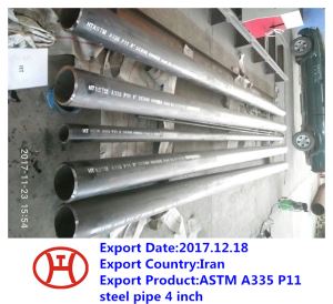 ASTM A 335  P 11  Stahlrohr  4  Zoll