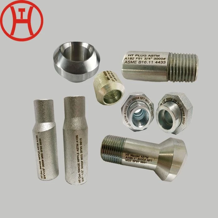 Duplex Stainless Steel N08904 904L 1.4539 ASTM A182 F904L Pipe Nipple Hex Nipple