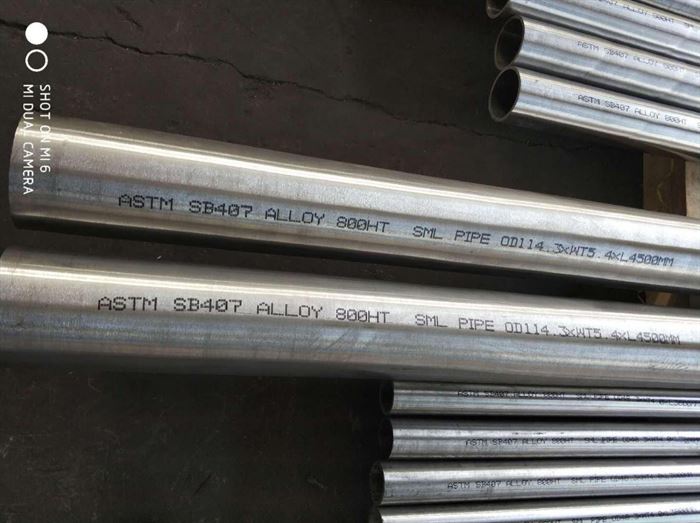 ASTM B407 B514 B515 UNS N08811 Incoloy 800HT Seamless Welded Pipes Tubes